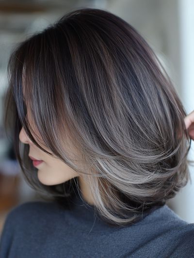 Sleek Bob Hairstyle Photography Poster. poster print