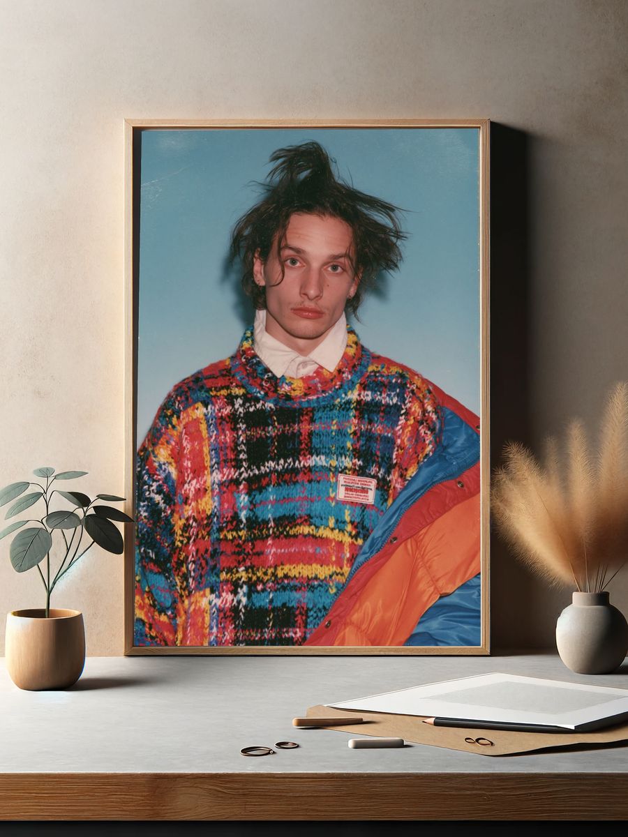 Colorful Fashion Portrait Poster. — room view 2