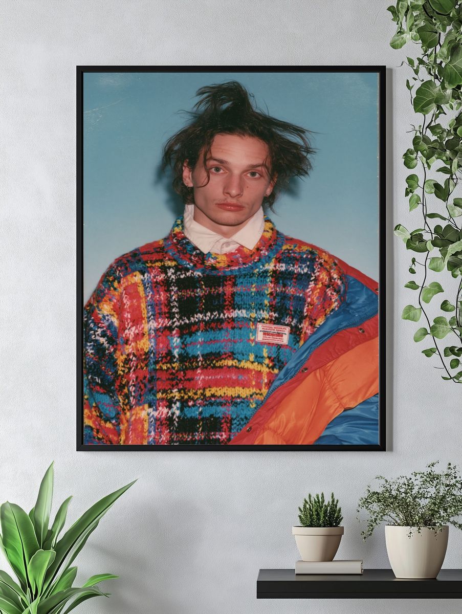 Colorful Fashion Portrait Poster. — room view 4
