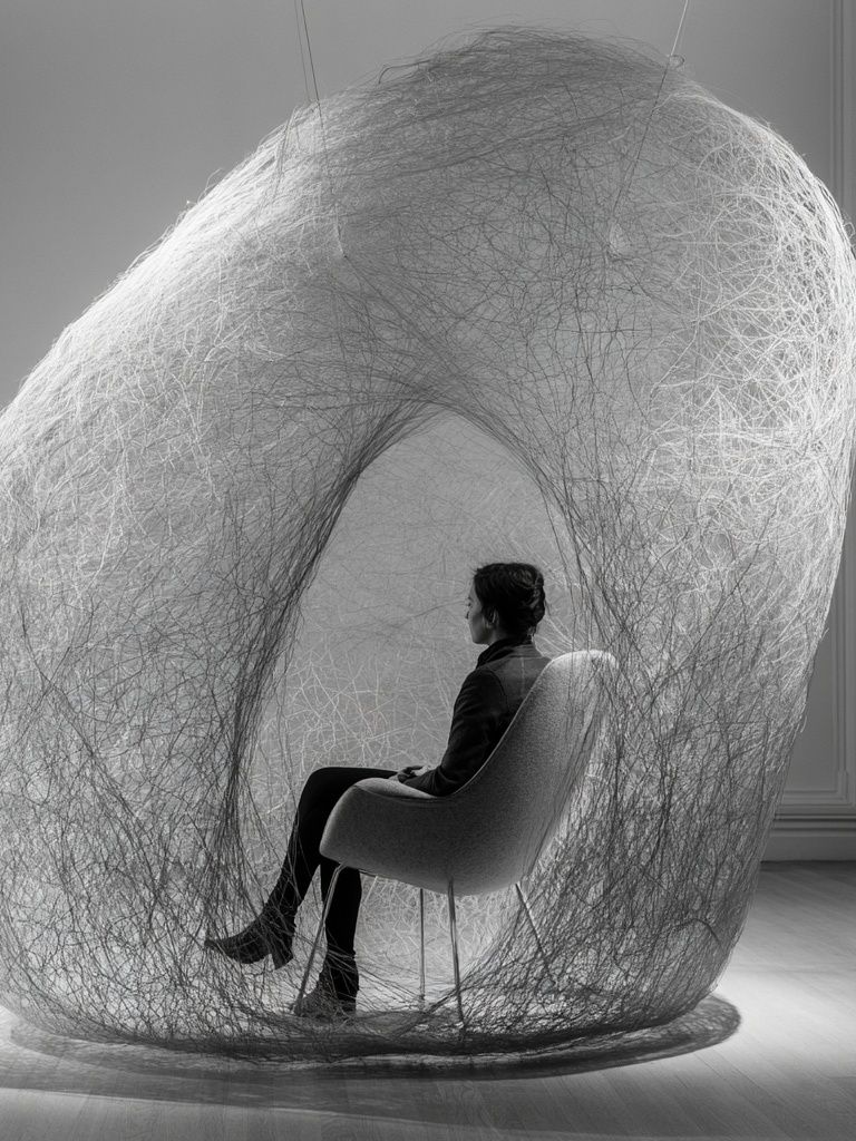 Contemplative Nest Photography Print. poster detail