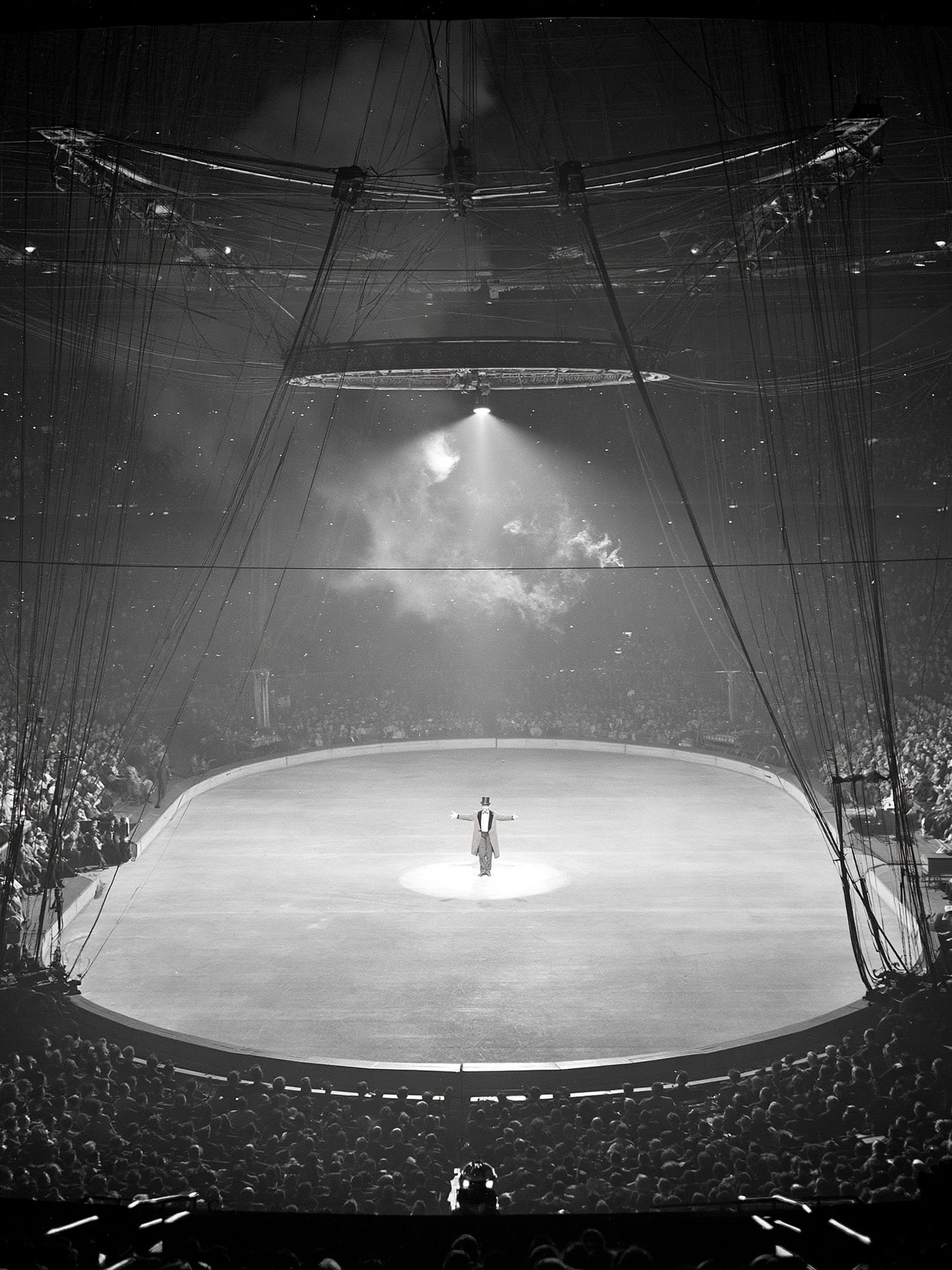 Circus Ring Spotlight Photography Poster. poster detail