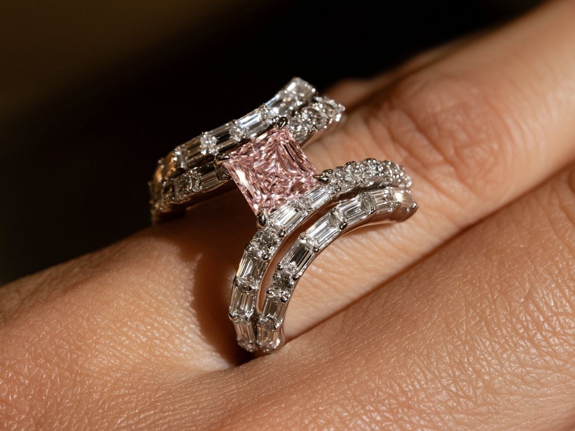 Diamond Ring Close-Up Photography Poster. poster detail