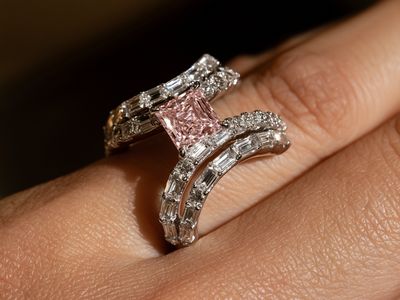 Diamond Ring Close-Up Photography Poster.