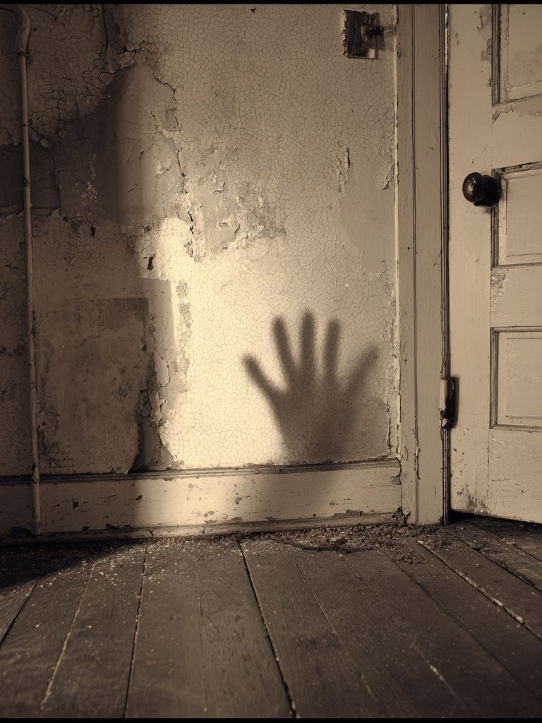 Haunted Shadow Wall Poster. poster detail