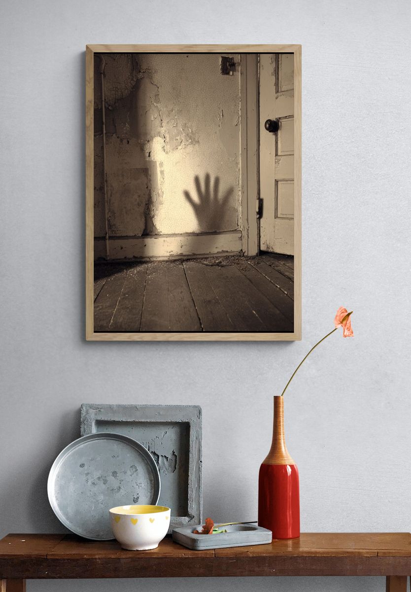 Haunted Shadow Wall Poster. — room view 3