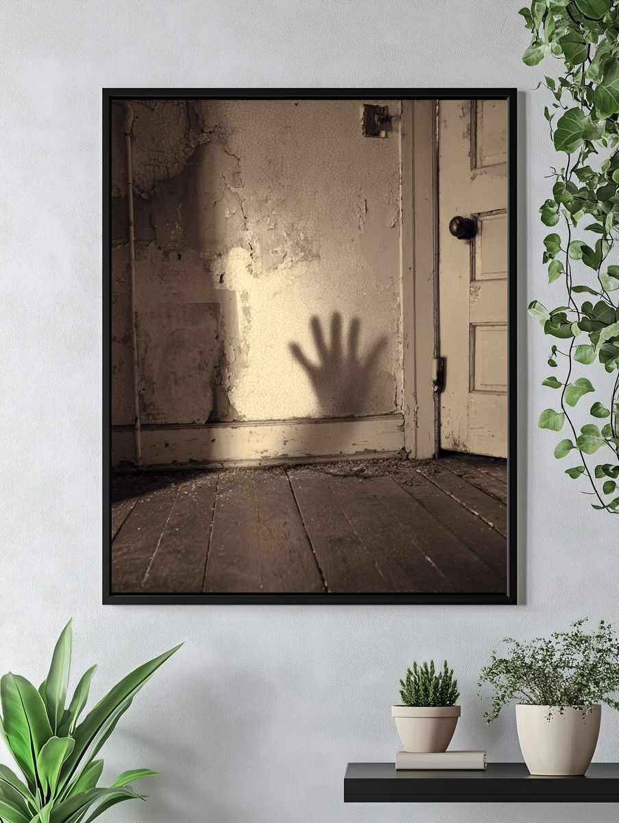 Haunted Shadow Wall Poster. — room view 4