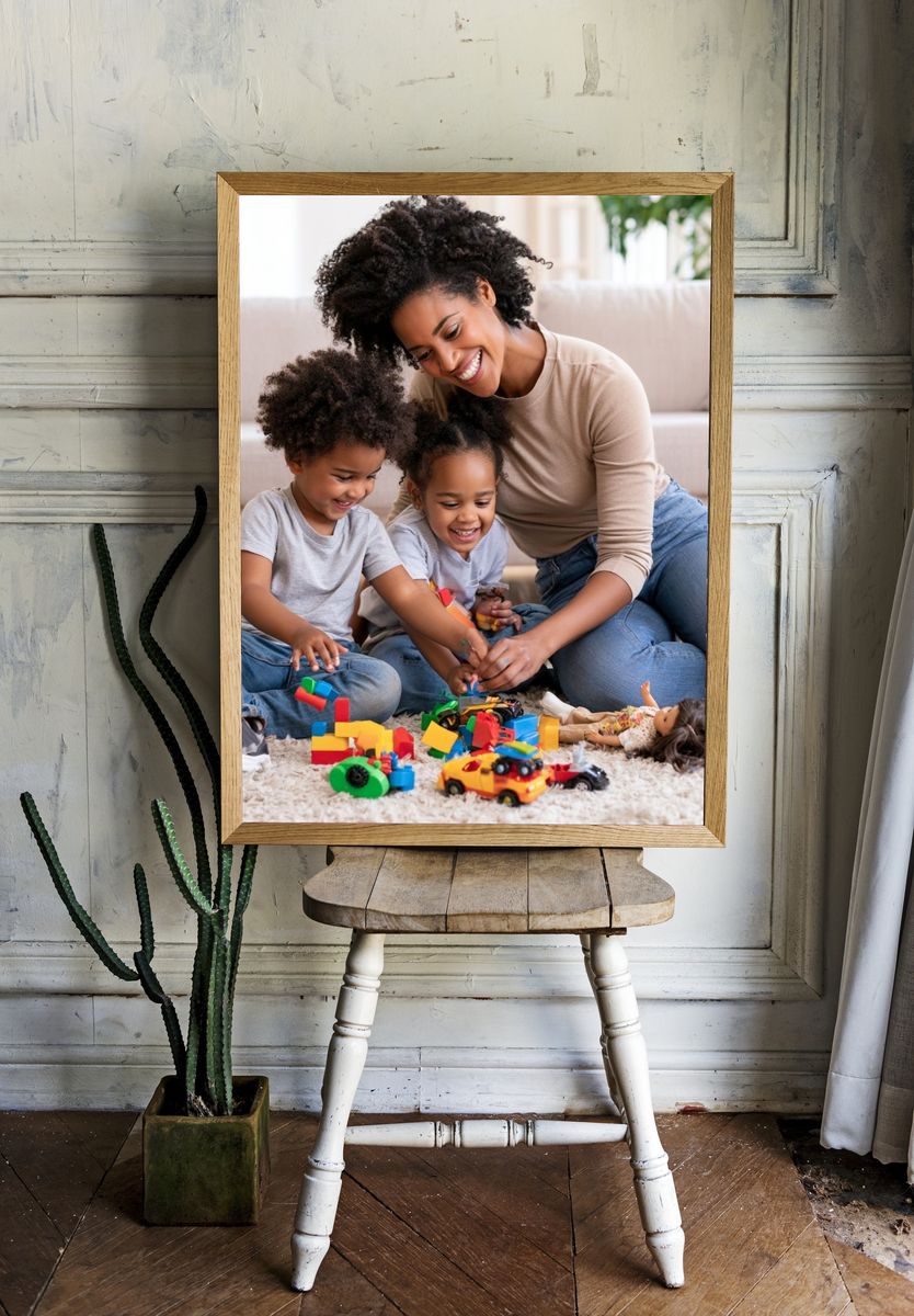 Family Playtime Photography Poster. room preview