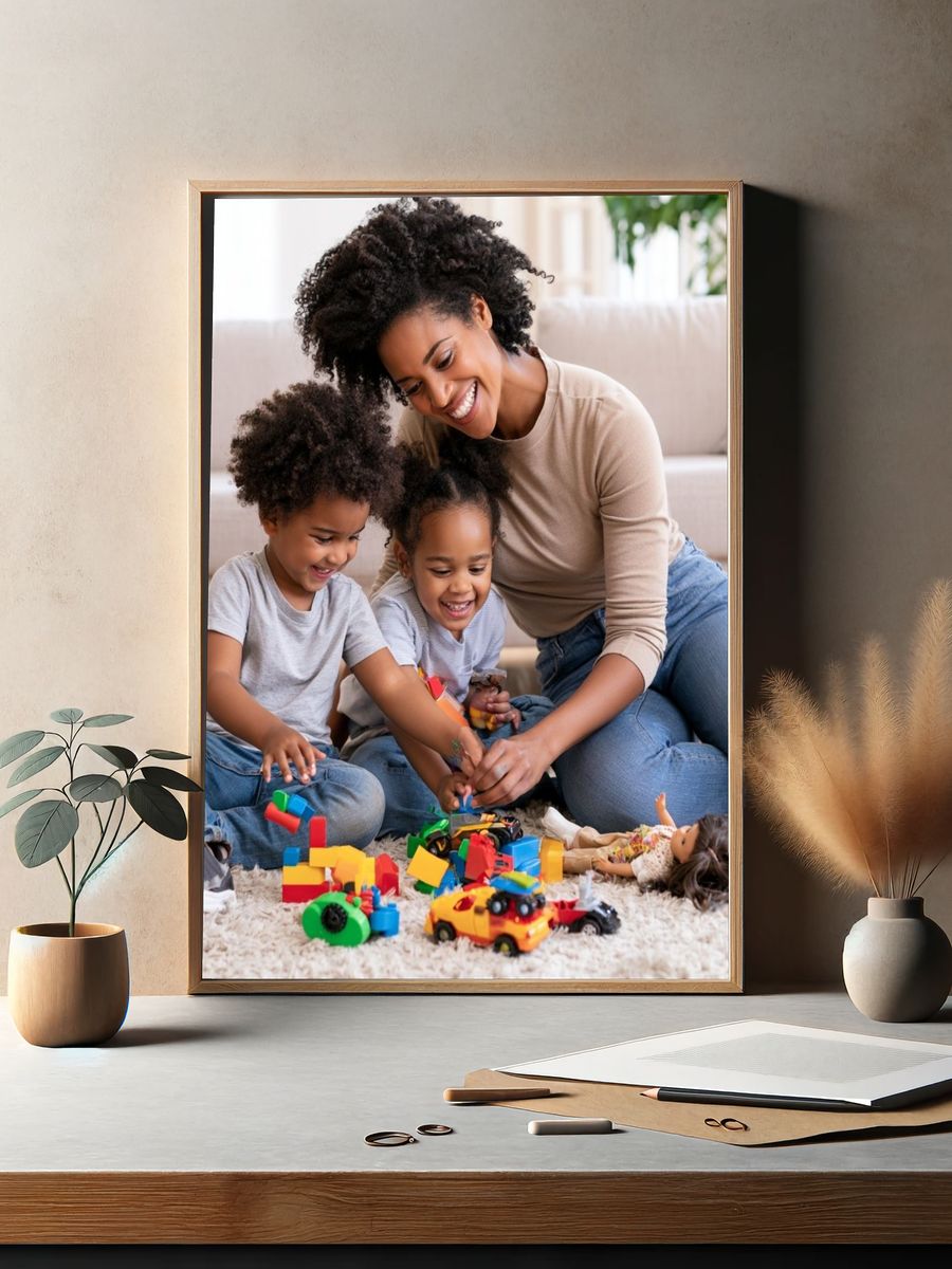 Family Playtime Photography Poster. — room view 2