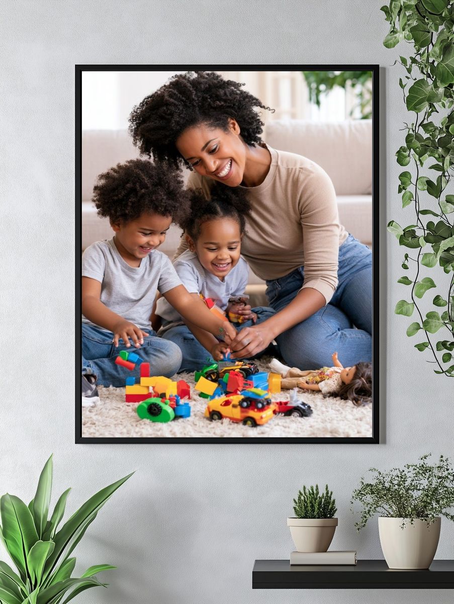 Family Playtime Photography Poster. — room view 4