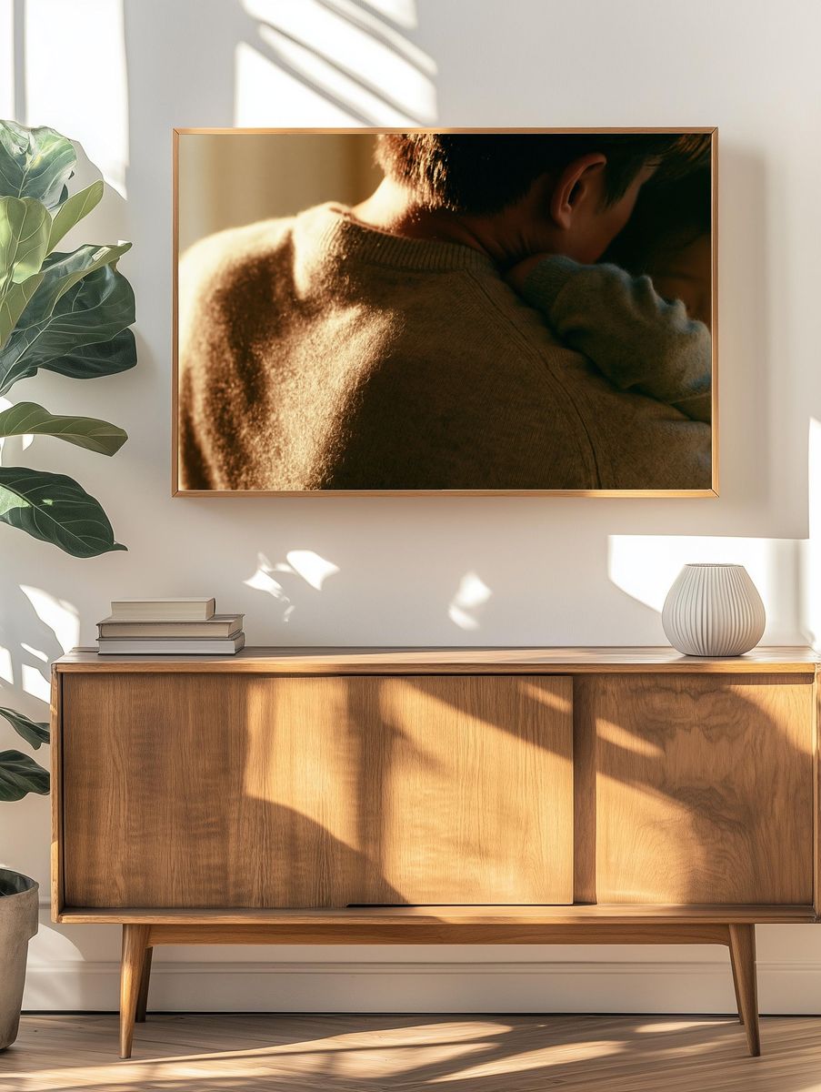 Tender Embrace Photography Poster. — room view 3