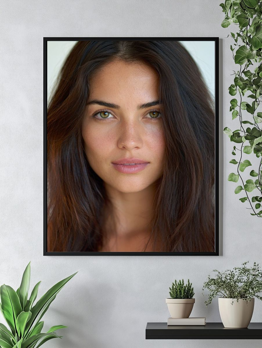 Woman Portrait Photography Poster. — room view 4