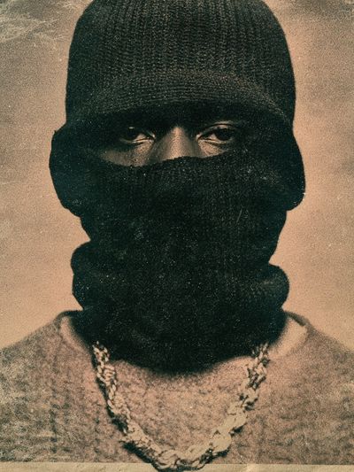 Masked Portrait Photography Poster.