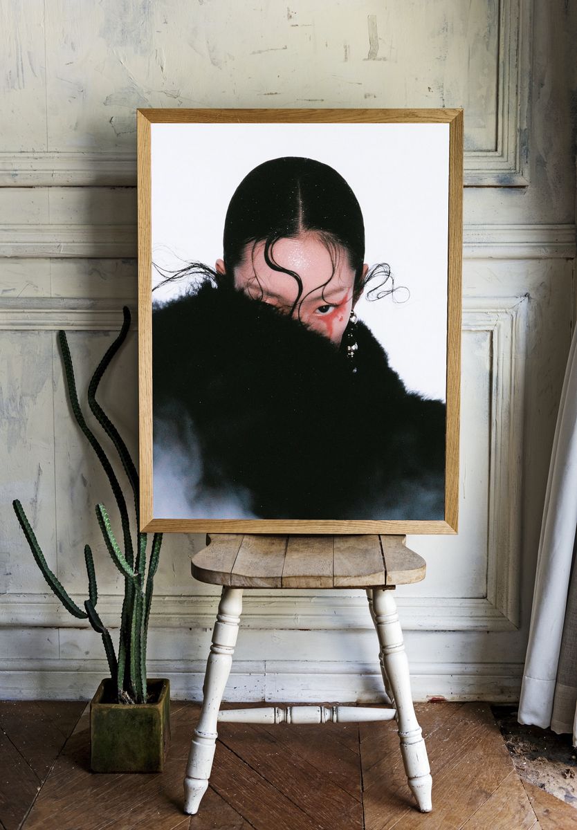 Moody Portrait Photography Poster. — room view 1