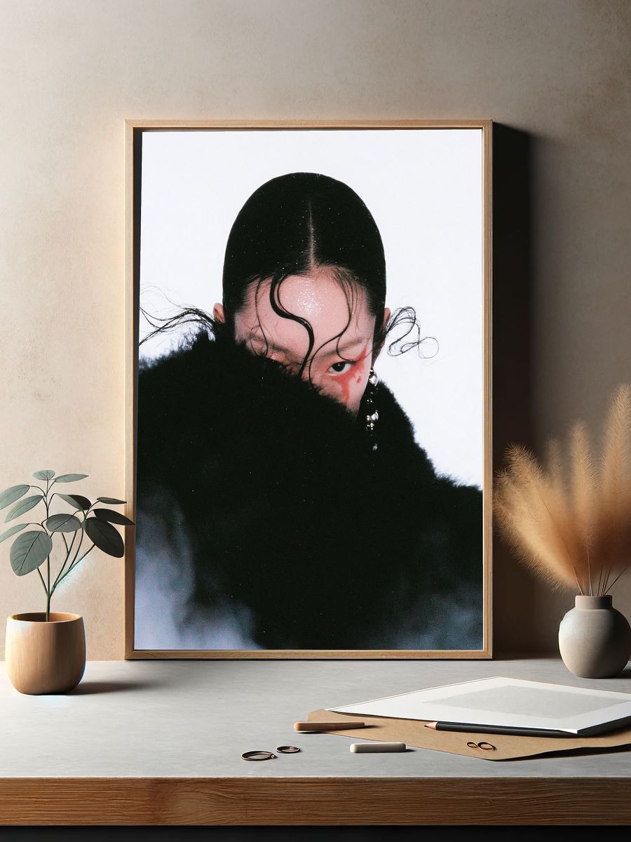 Moody Portrait Photography Poster. — room view 2