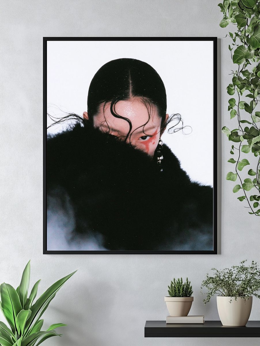 Moody Portrait Photography Poster. — room view 4