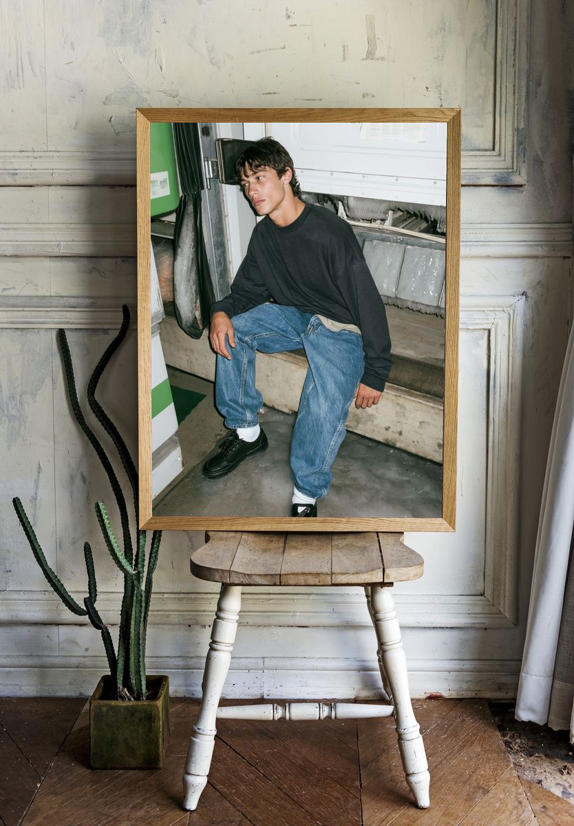 Urban Fashion Portrait Poster. — room view 1
