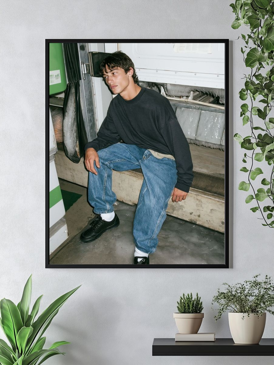 Urban Fashion Portrait Poster. — room view 4