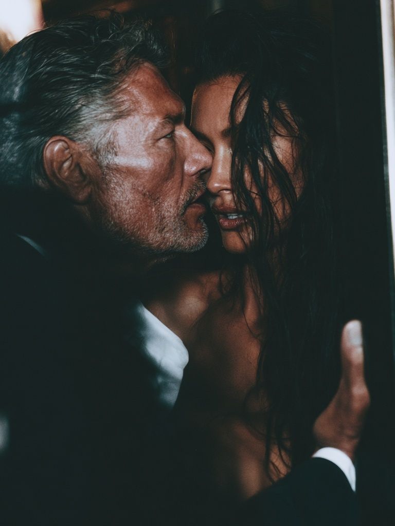 Intimate Couple Portrait Print. poster — photography art