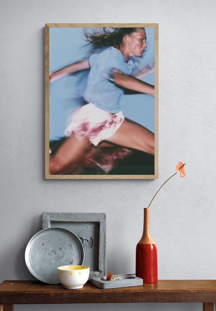 Blurred Runner Fashion Photography Poster. — room view 3
