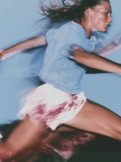 Blurred Runner Fashion Photography Poster.