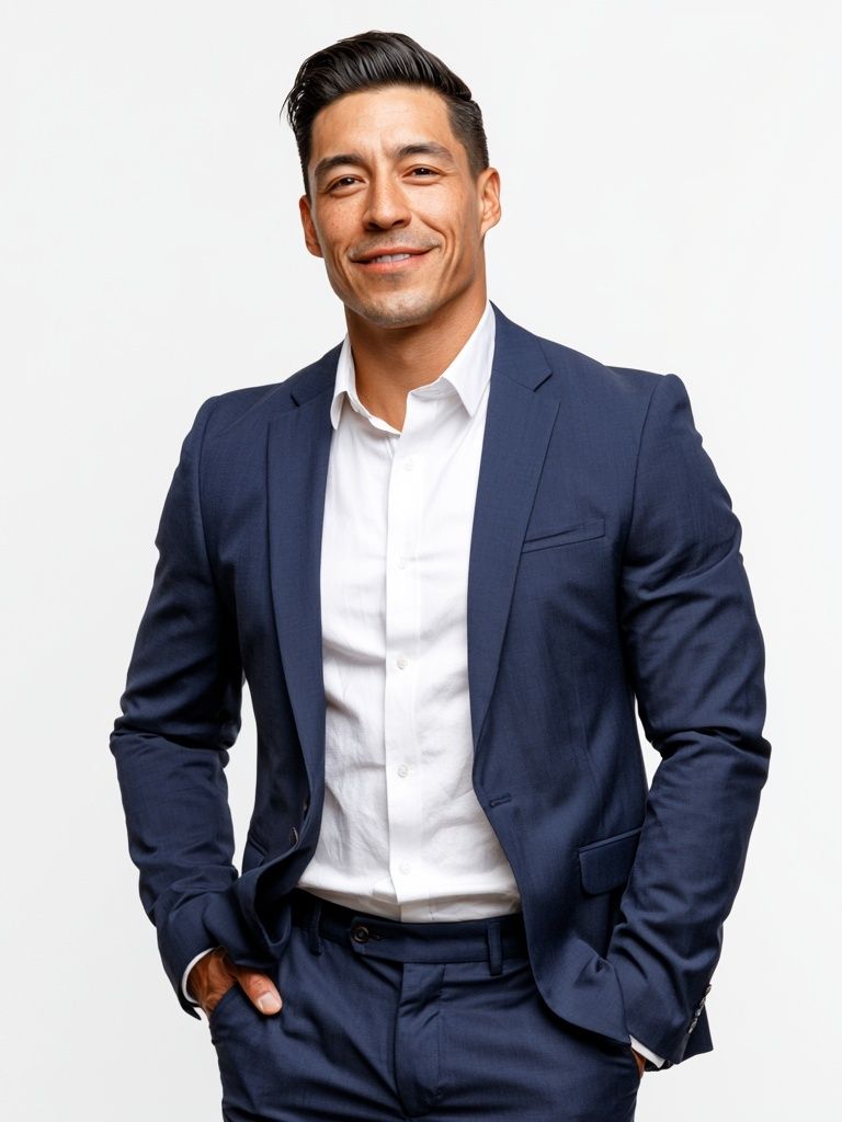 Confident Business Portrait Photography Poster. poster detail