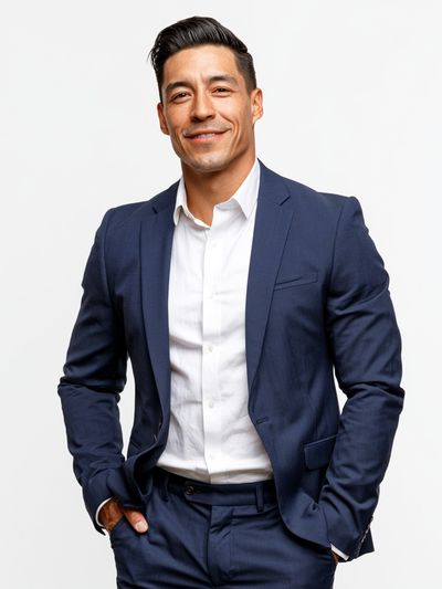 Confident Business Portrait Photography Poster. poster