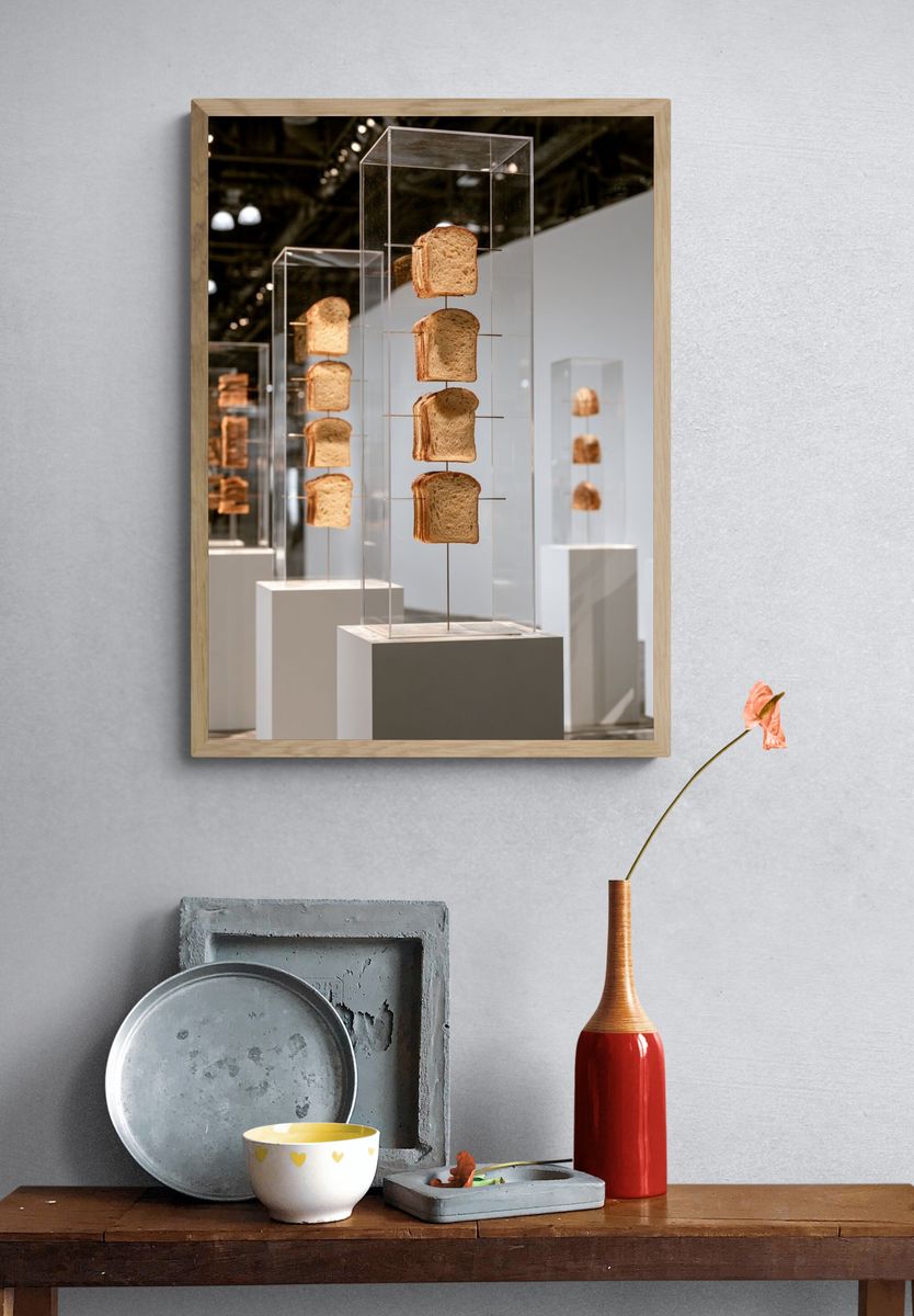 Bread Installation Photography Poster. — room view 3