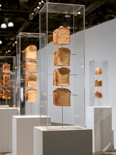 Bread Installation Photography Poster. poster