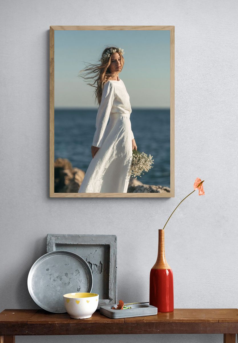 Seaside Bride Photography Poster. — room view 3