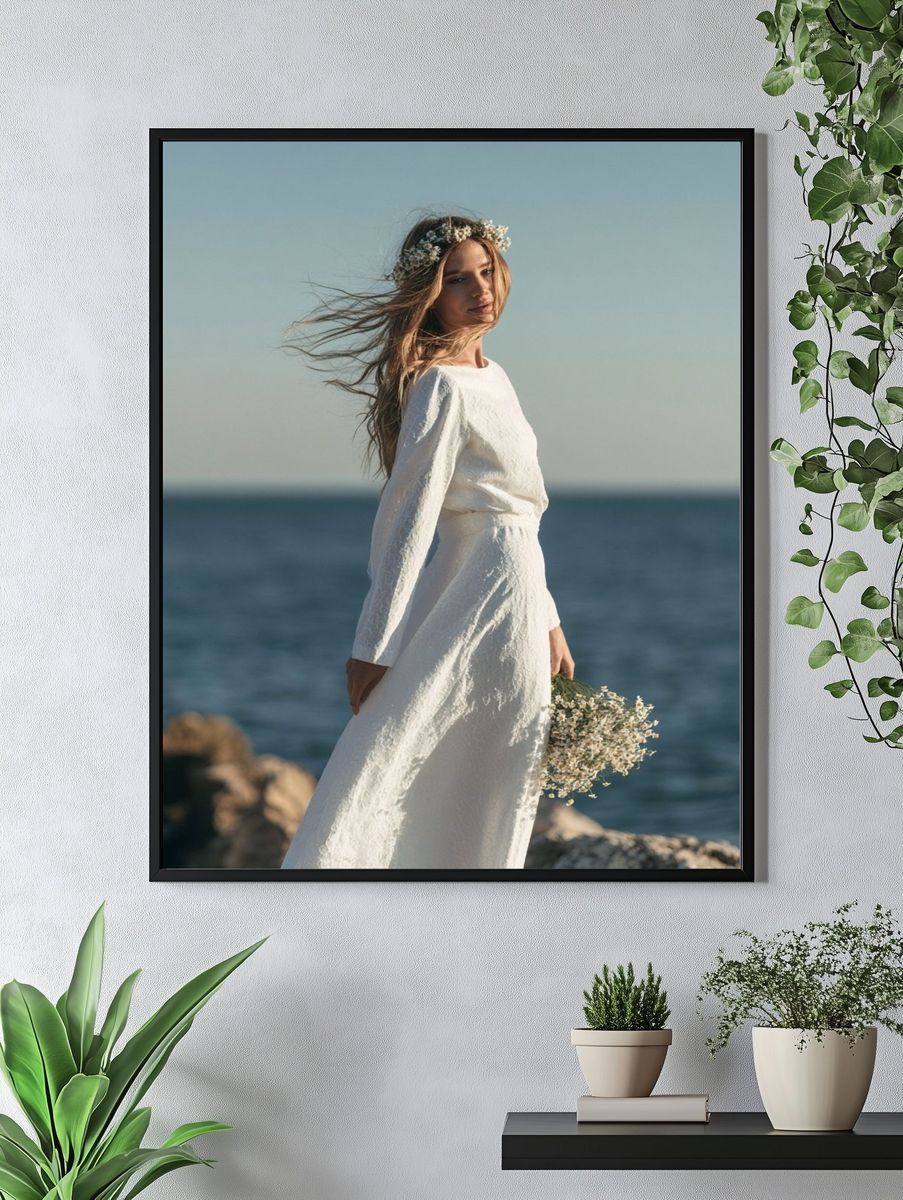 Seaside Bride Photography Poster. — room view 4