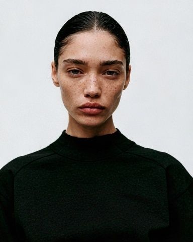 Freckled Portrait Photography Poster. poster — photography art