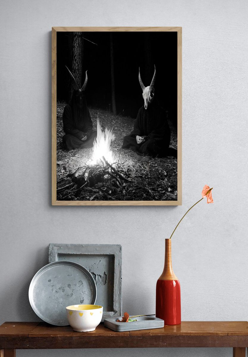 Horned Ritual Forest Poster. — room view 3