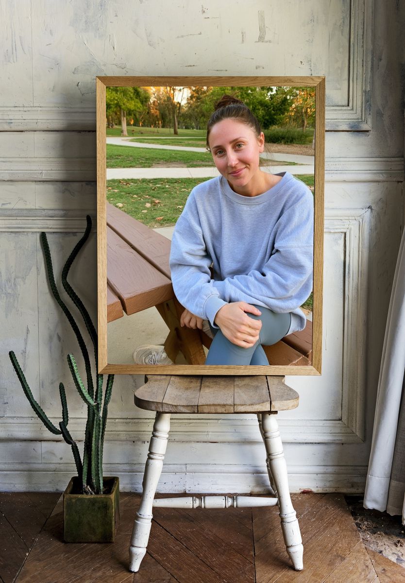 Park Portrait Photography Poster. — room view 1