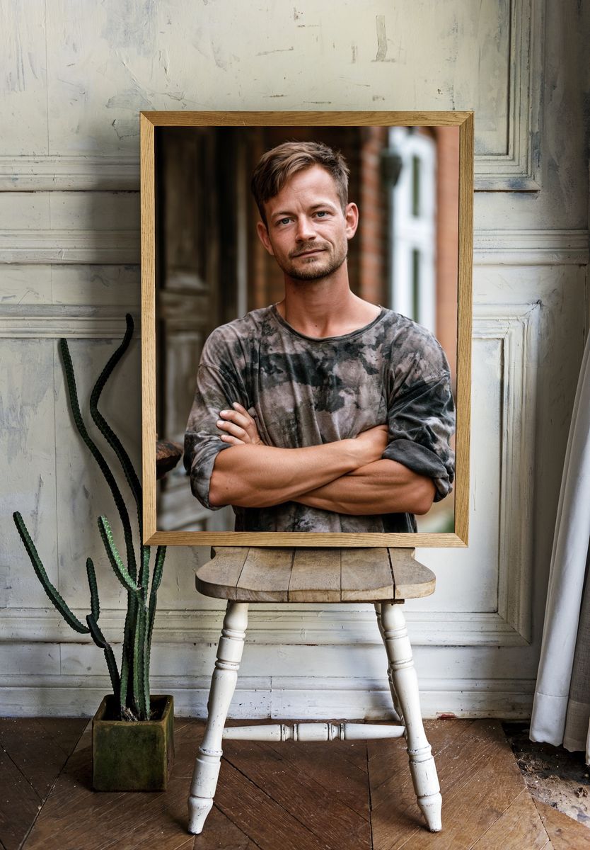 Urban Portrait Photography Poster. — room view 1
