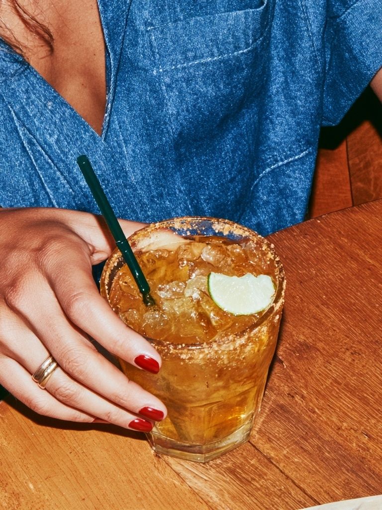 Cocktail Hand Portrait Photography Poster. poster — photography art