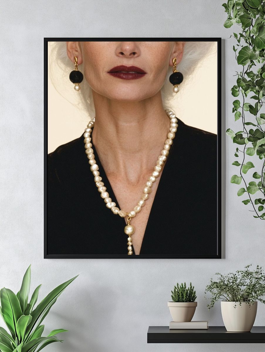 Pearl Portrait Photography Poster. — room view 4