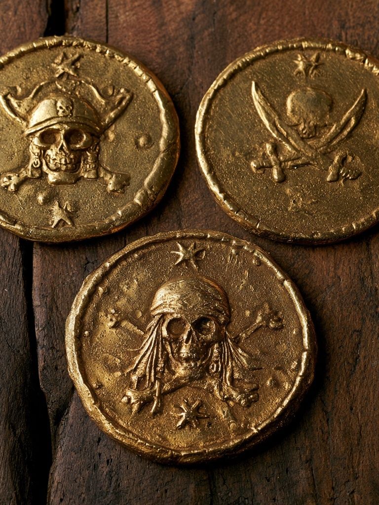 Pirate Gold Coins Photography Print. poster detail