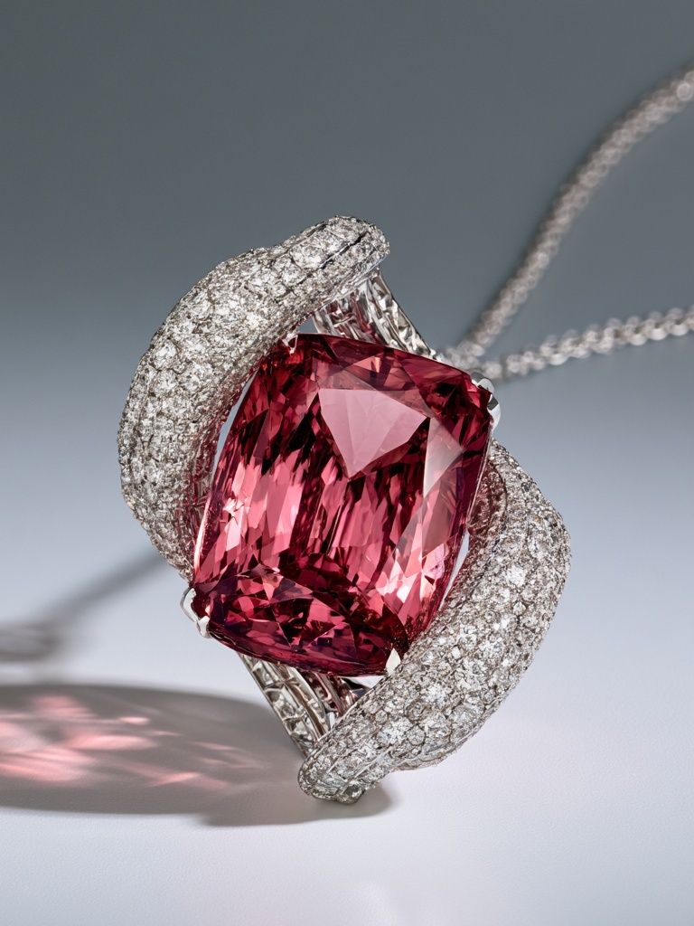 Pink Gemstone Jewelry Photography Poster. poster — photography art