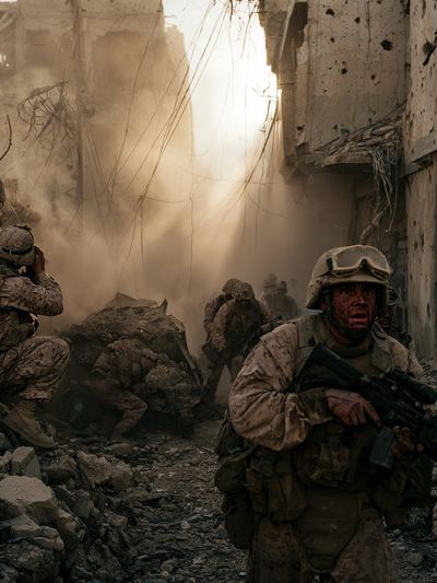 Urban Combat Photography Poster. poster