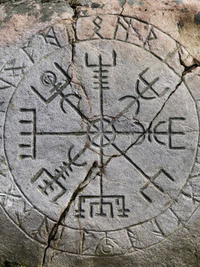 Ancient Rune Circle Photography Poster.