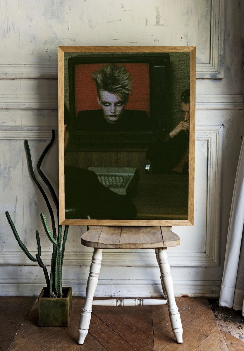 Dark Portrait Photography Poster. — room view 1
