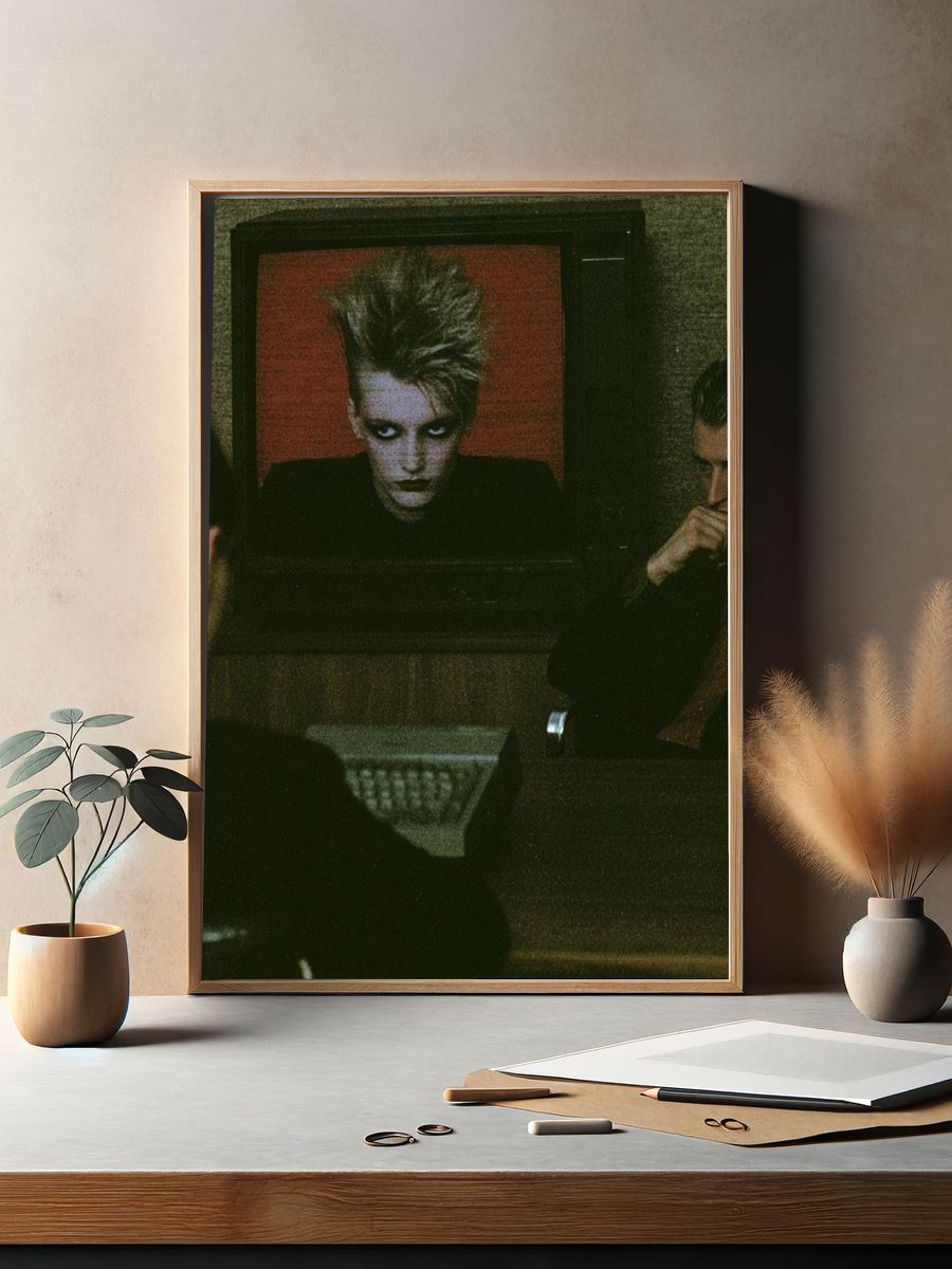 Dark Portrait Photography Poster. — room view 2