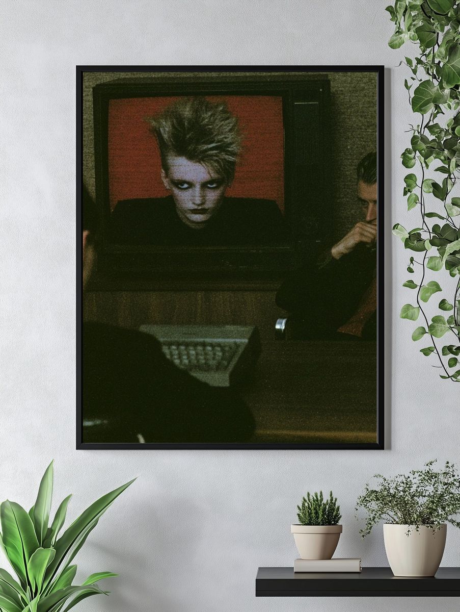 Dark Portrait Photography Poster. — room view 4