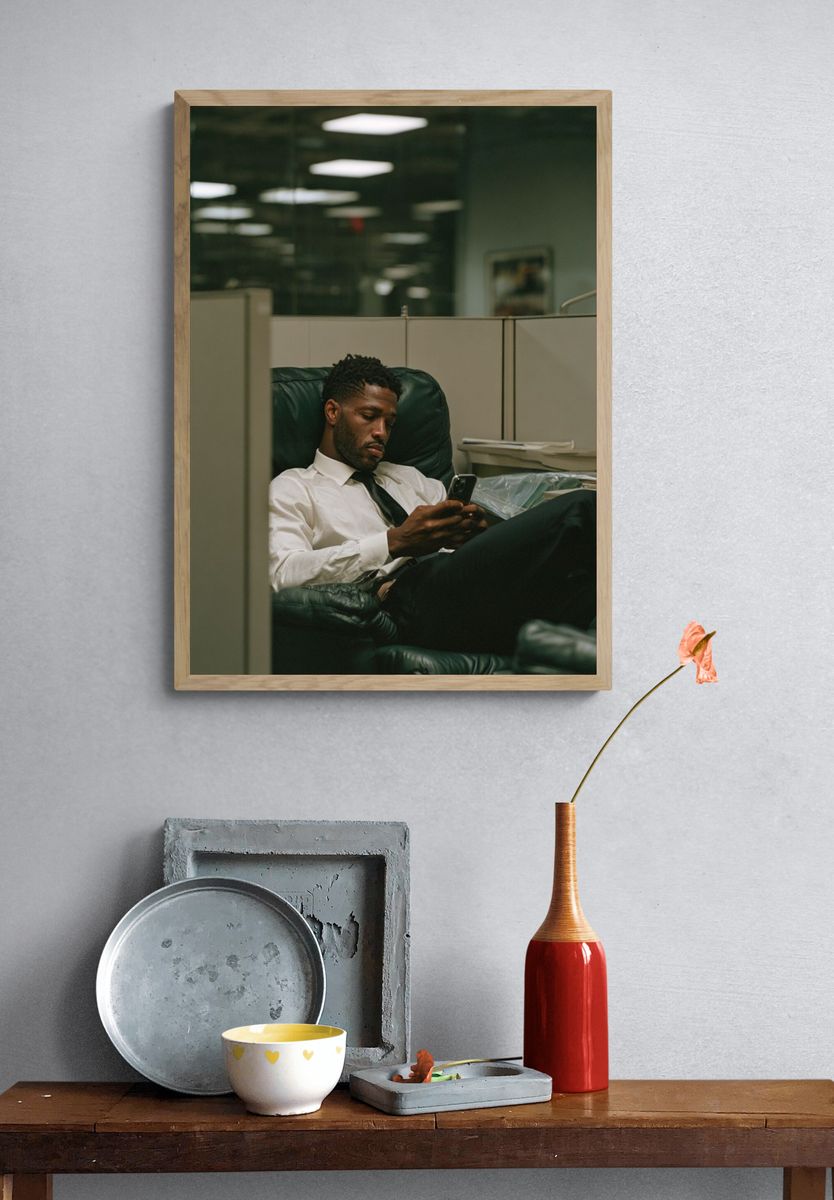 Office Break Portrait Photography Poster. — room view 3