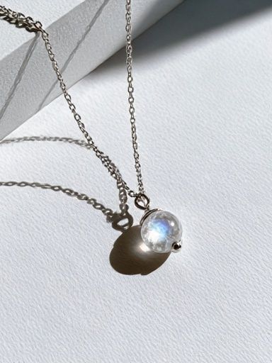Moonstone Pendant Photography Poster. poster detail