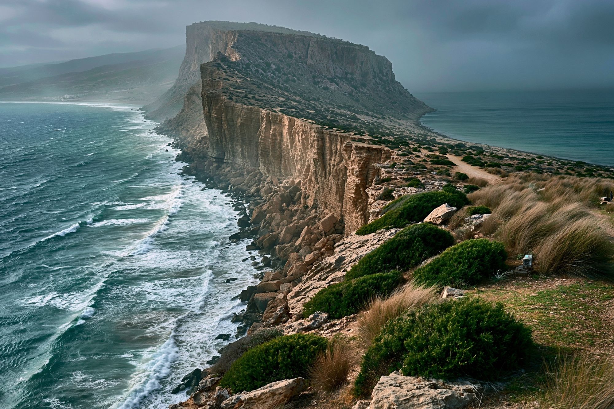 Coastal Cliffscape Photography Print. poster — photography art