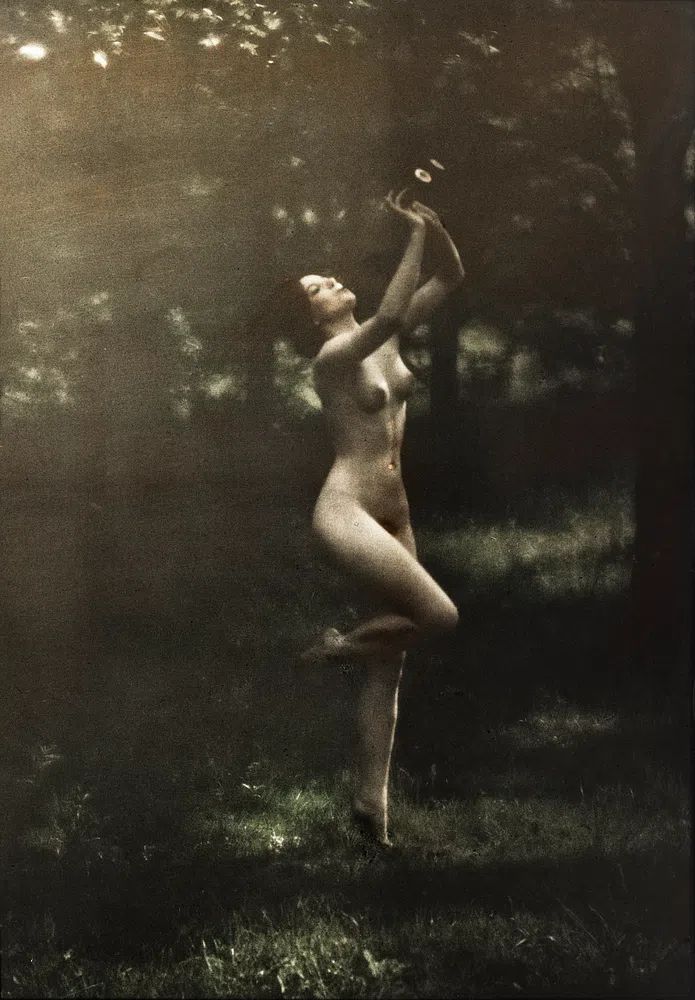 Nude Dancer Aulos (ca. 1911–1916). poster — photography art