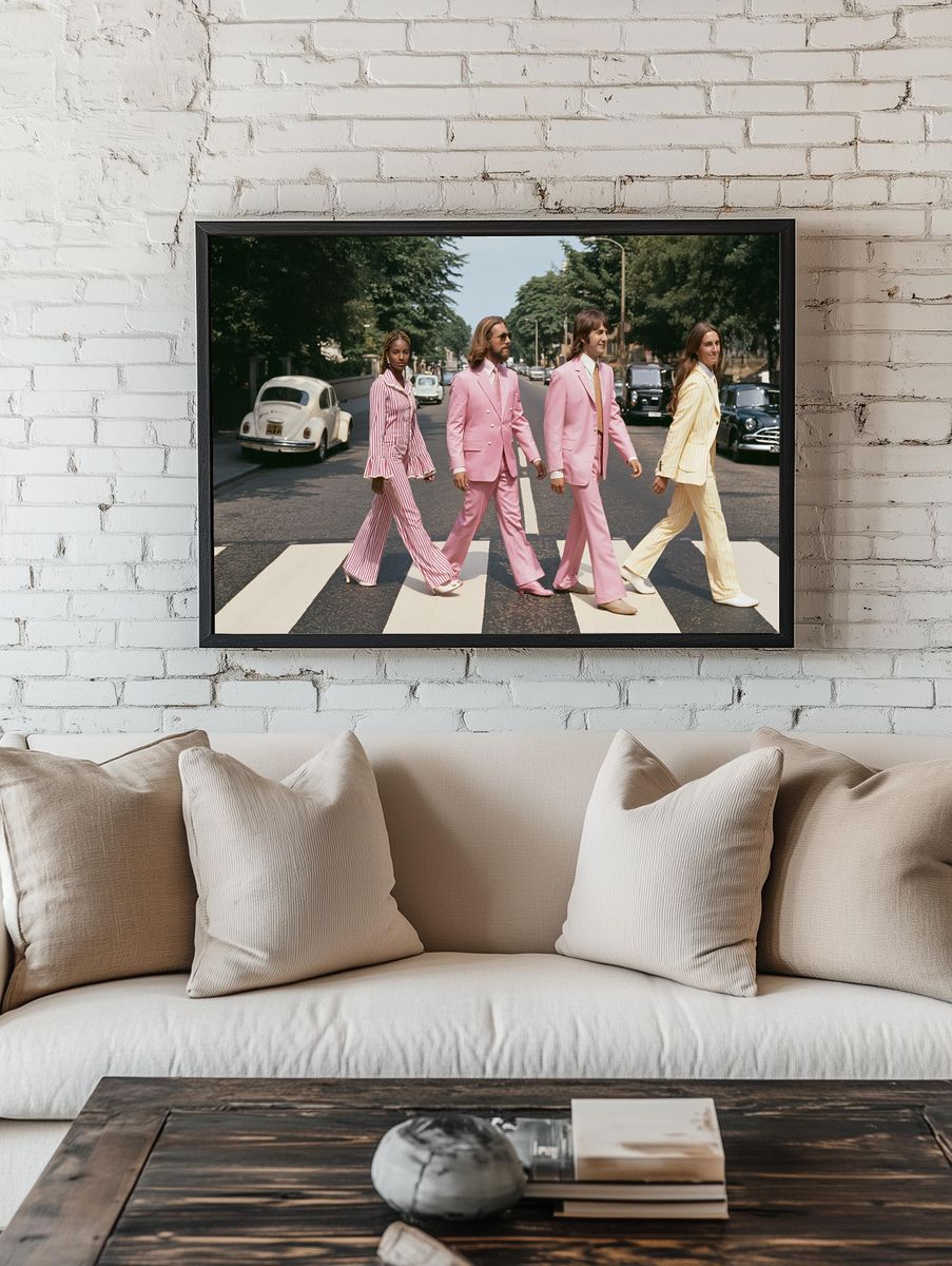Abbey Road Fashion Street Poster. room preview
