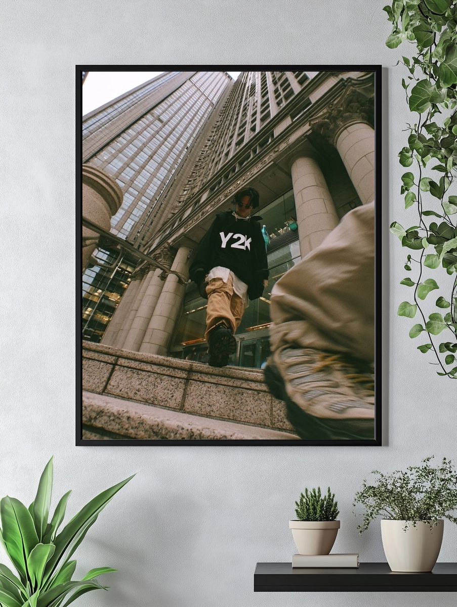 Urban Y2K Street Photography Poster. — room view 4