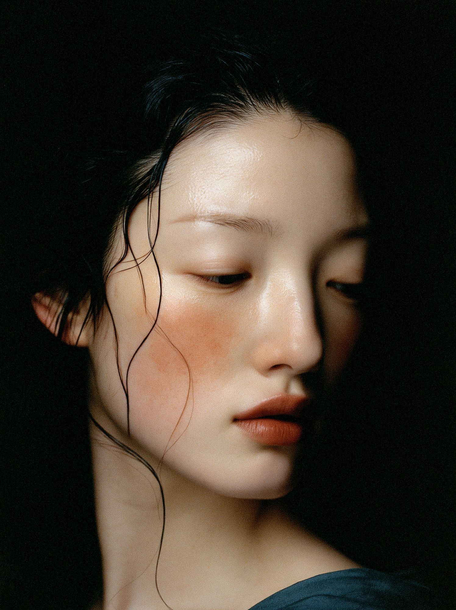 Moody Portrait Photography Poster. poster — photography art